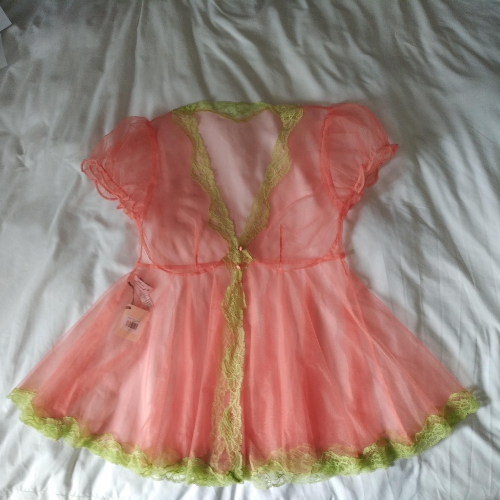 Heidi top Mint/Melon Size 3